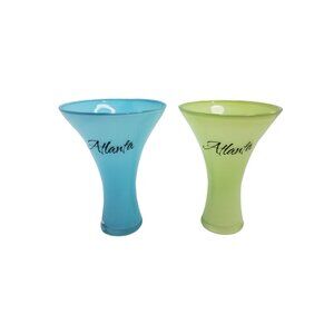 Vintage Atlanta Souvenir Mini Cocktail Glasses